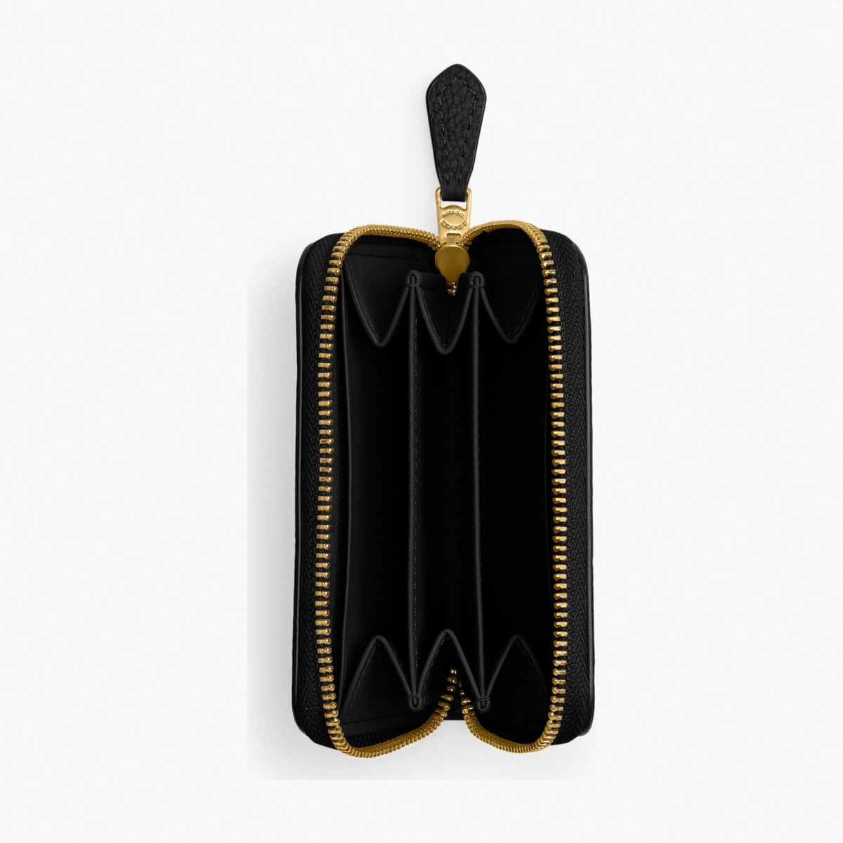 Coach Essential Small Zip Around Card Case - Brass/Black