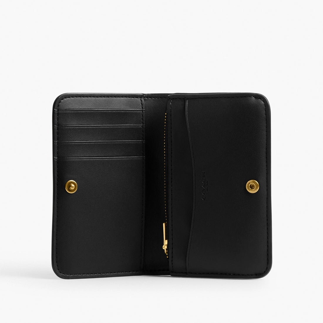 Coach Essential Slim Card Case - Brass/Black