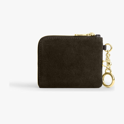 Coach Small Corner Zip Wallet - Gold/Ebony