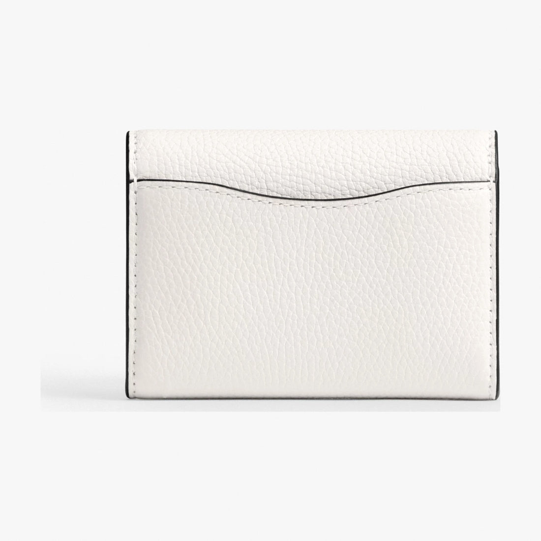 Coach Essential Flap Card Case - Brass/Chalk