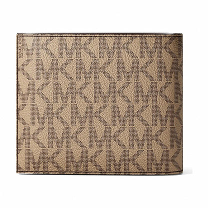 Michael Kors Cooper Logo Billfold Wallet With Coin Pouch - CAMEL