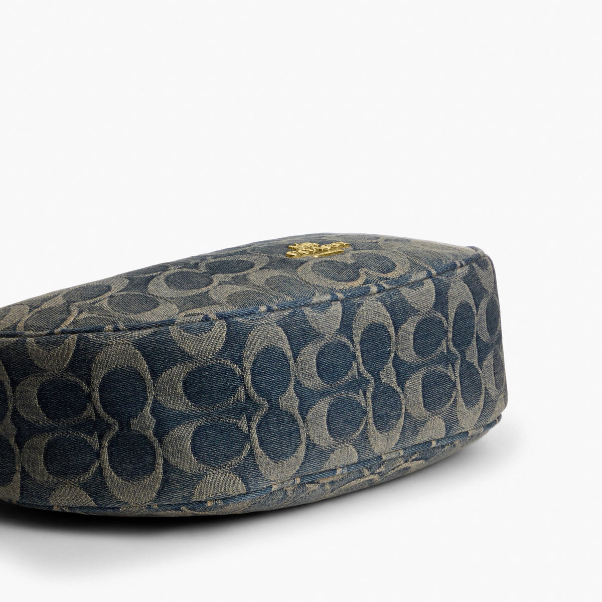 Coach Emily Shoulder Bag In Signature Regenerative Cotton Denim - Gold/Denim