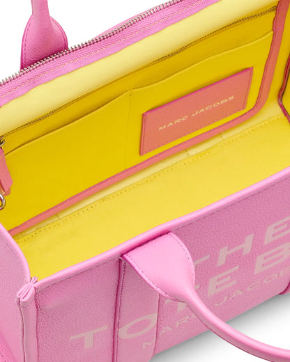 Marc Jacobs The Leather Medium Tote Bag - PETAL PINK