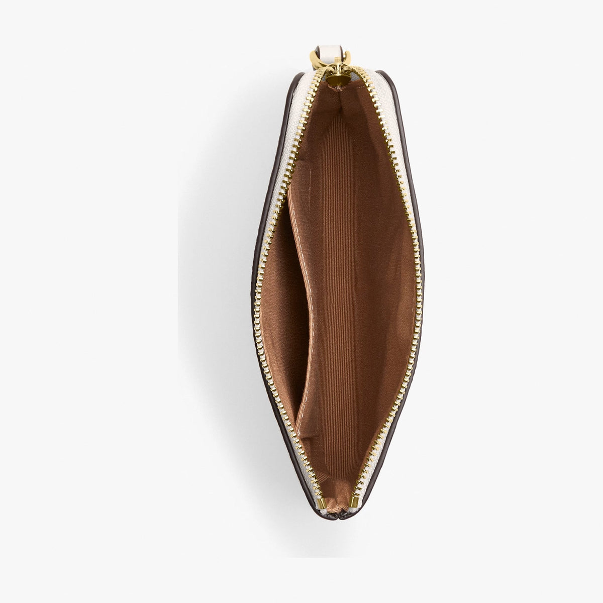Coach Corner Zip Wristlet - Gold/Chalk