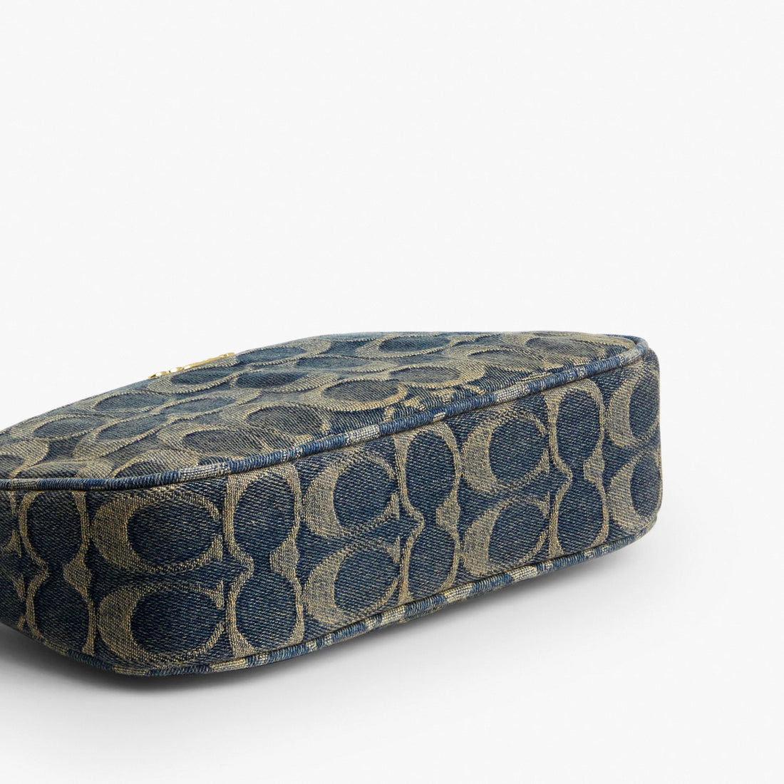 Coach Nolita 19 In Signature Regenerative Cotton Denim - Gold/Denim