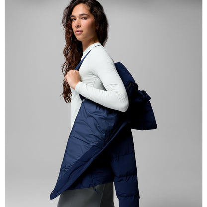 Columbia Women's Amaze Puff Mid Hooded Jacket - Collegiate Navy Matte