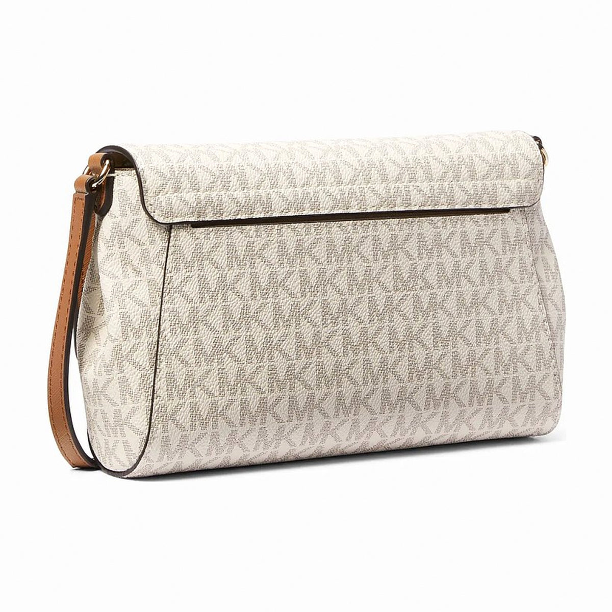 Michael Kors Medium Signature Logo Convertible Crossbody Bag - VANILLA