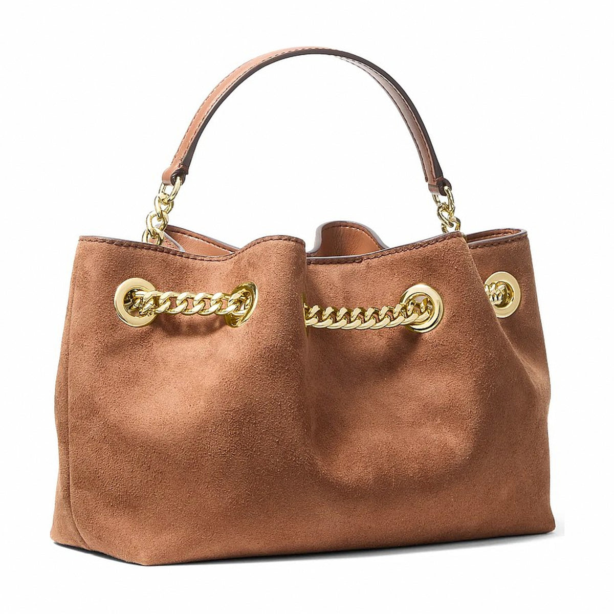 Michael Kors Mina Small Crossbody Bag - LUGGAGE