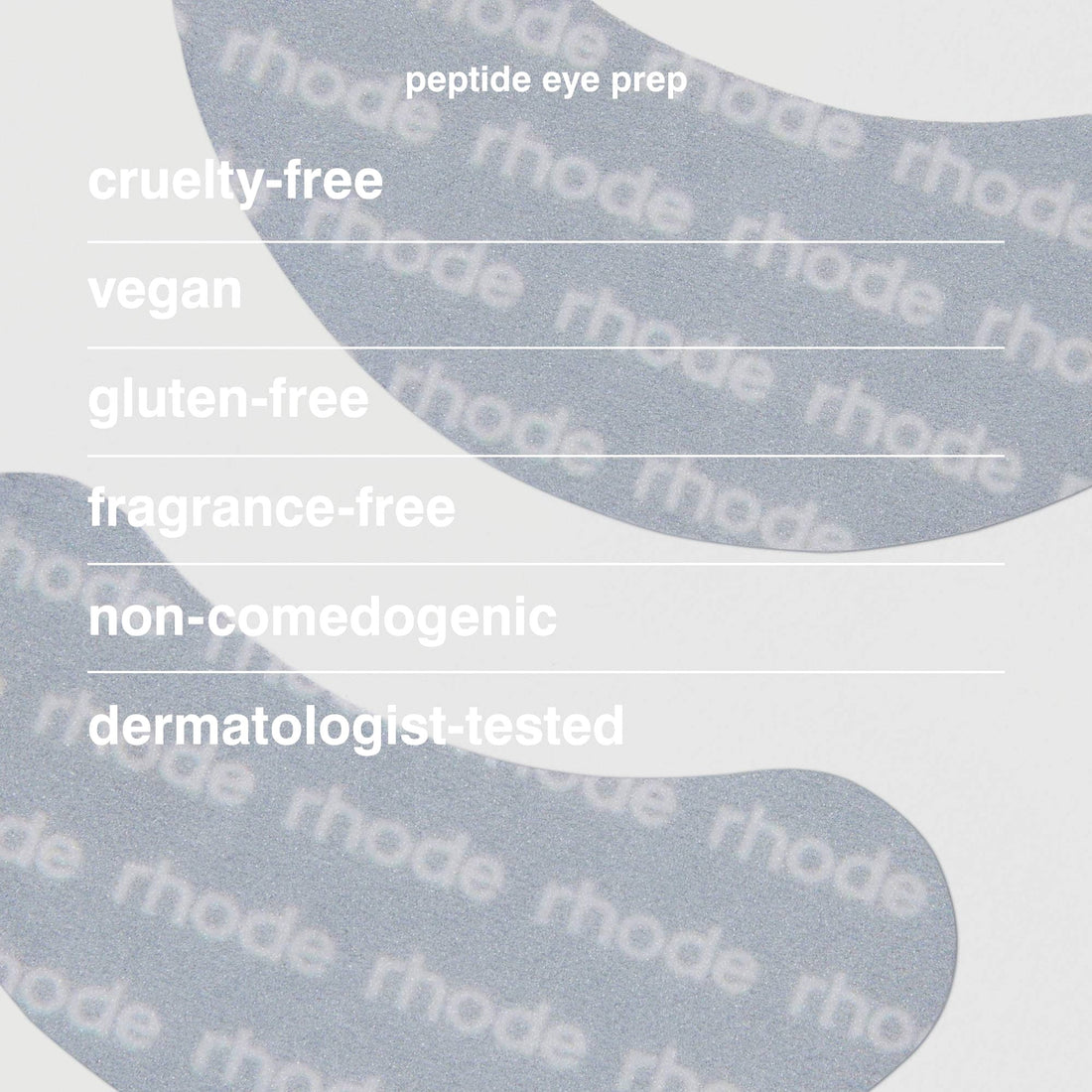 Rhode Peptide Eye Prep Depuffing Eye Patches rhode Logo – 6 pairs/pack - Standart