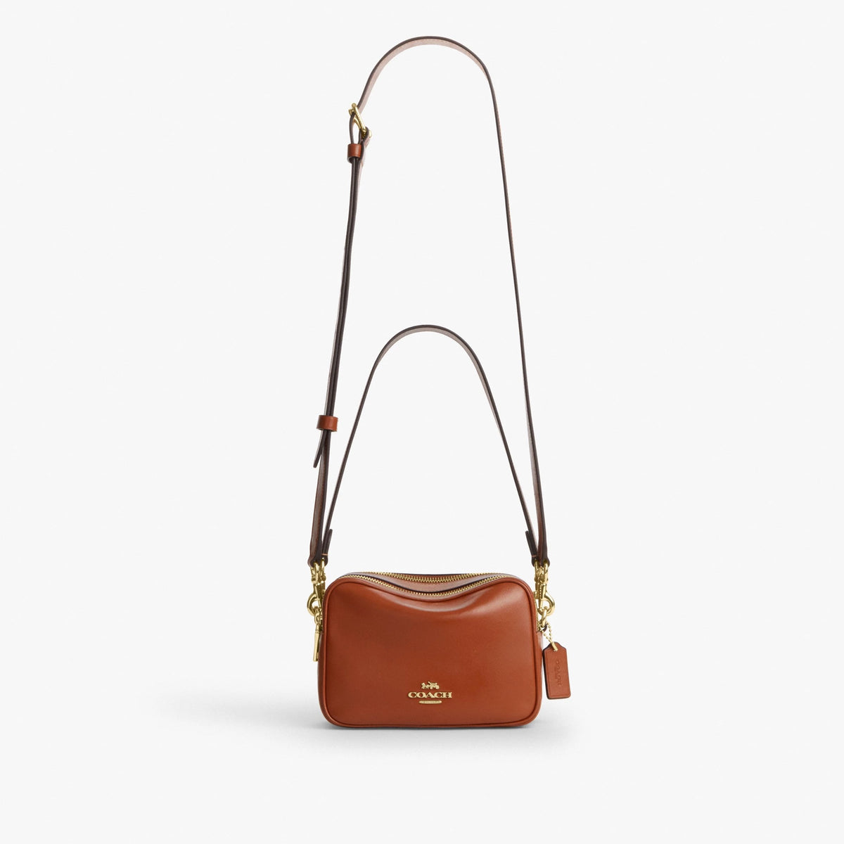 Coach Mini Carey Crossbody Bag - Gold/Cinnamon