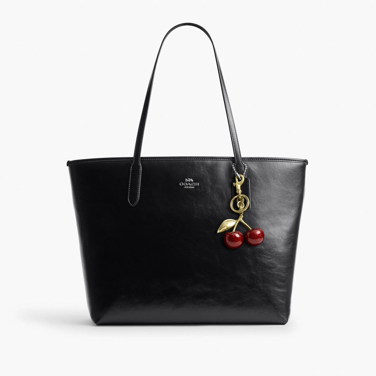 Coach City Tote Bag - Silver/Black