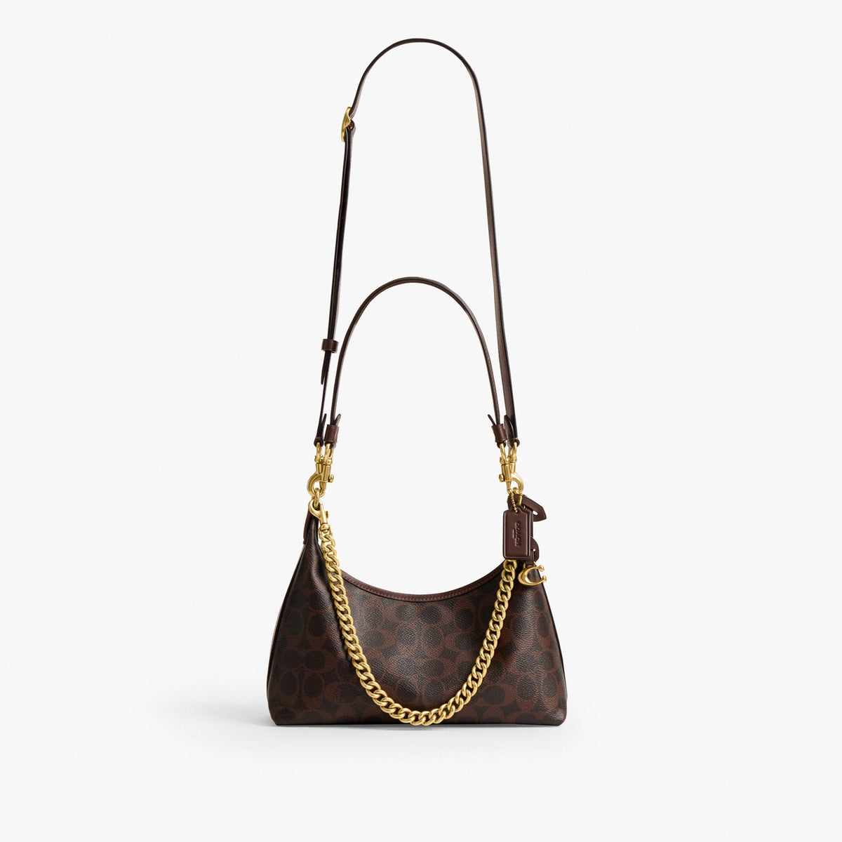 Coach Juliet Shoulder Bag 25 In Signature Canvas - Brass/Maple Maple