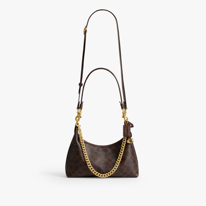 Coach Juliet Shoulder Bag 25 In Signature Canvas - Brass/Maple Maple