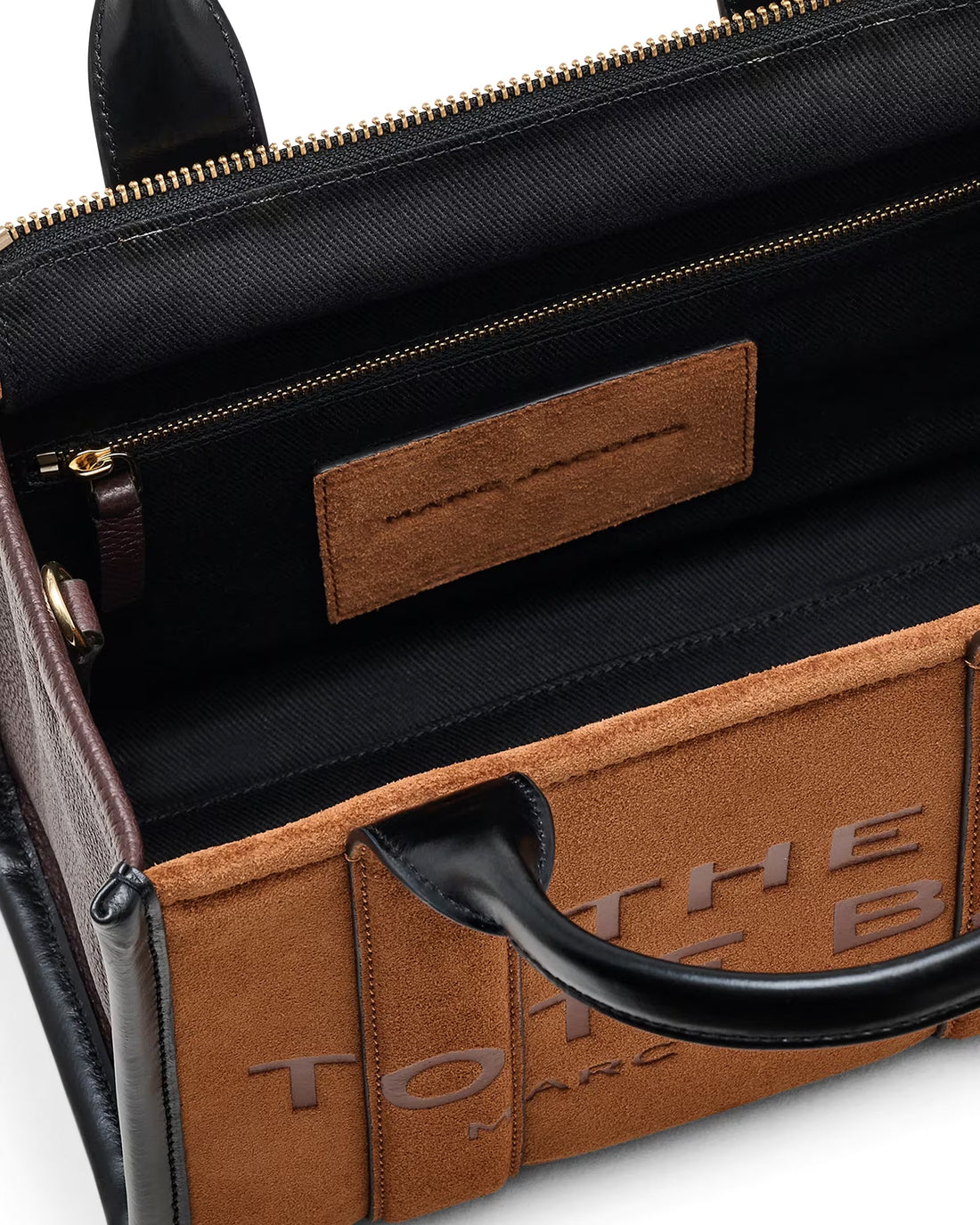 Marc Jacobs The Suede Small Tote Bag - COPPER