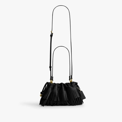 Coach Faye Shoulder Bag With Fringe - Gold/Black