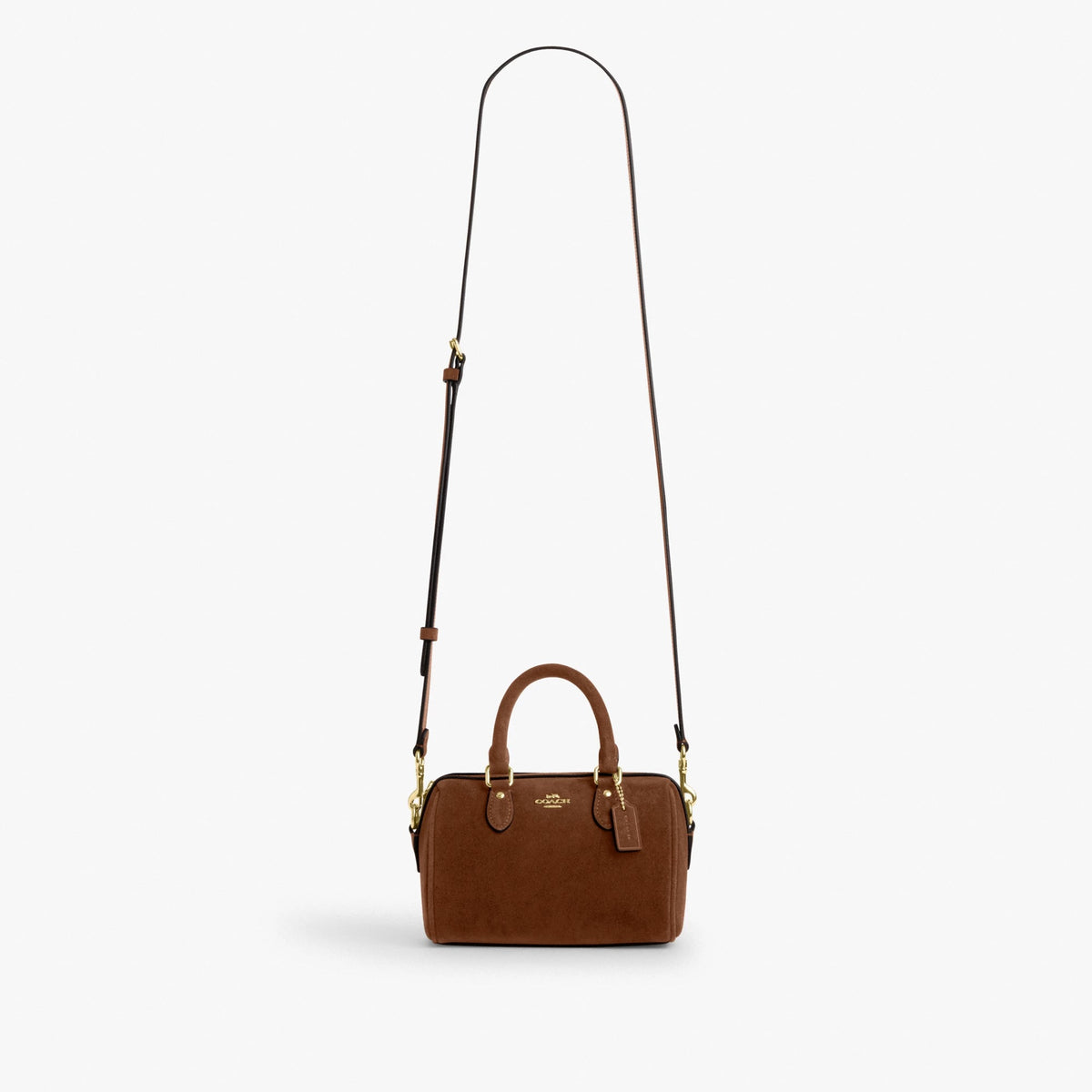 Coach Mini Rowan Crossbody Bag - Gold/Warm Brown