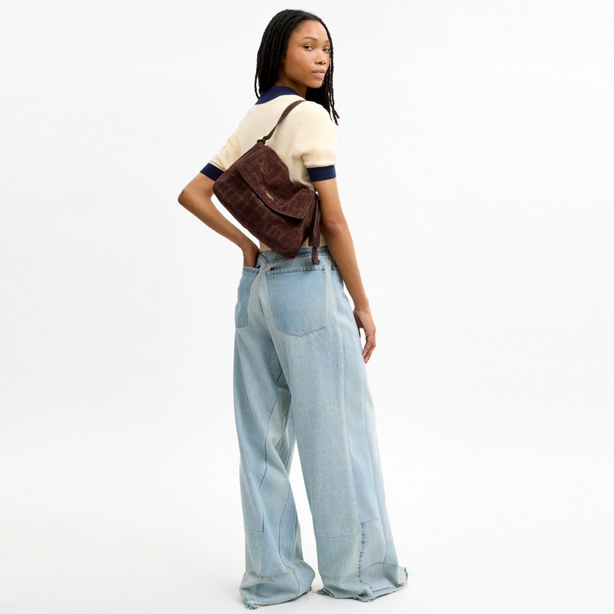 Coach Etta Flap Shoulder Bag - Gold/Maple