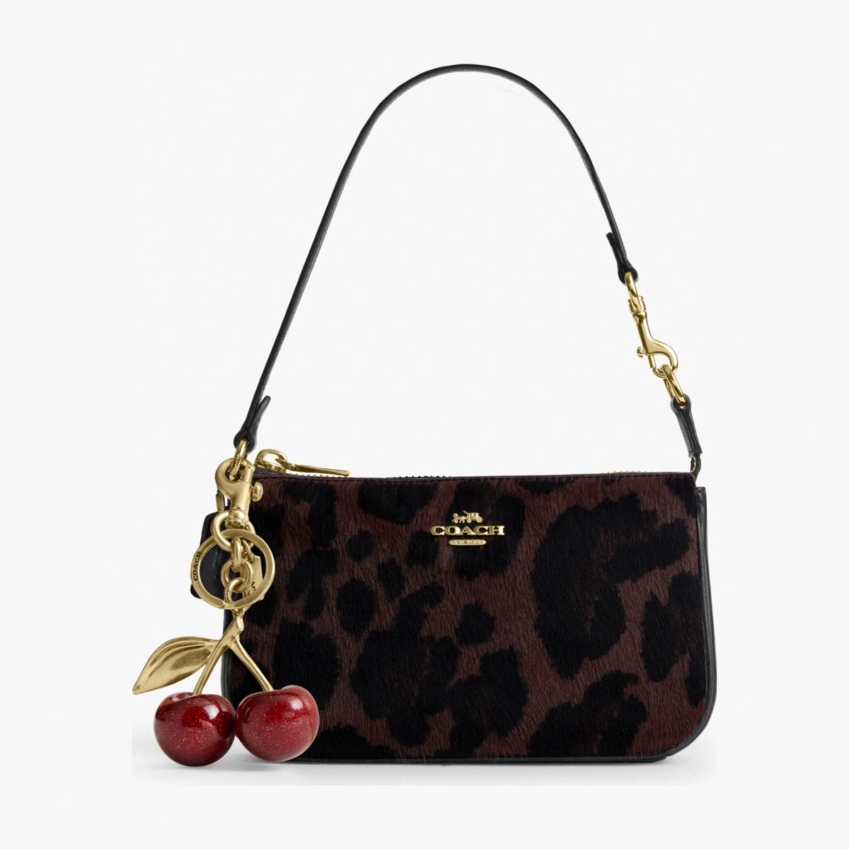 Coach Nolita 19 In Haircalf With Leopard Print - Gold/Dark Leopard