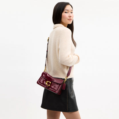 Coach Tabby Shoulder Bag 26 - Brass/Dark Cherry