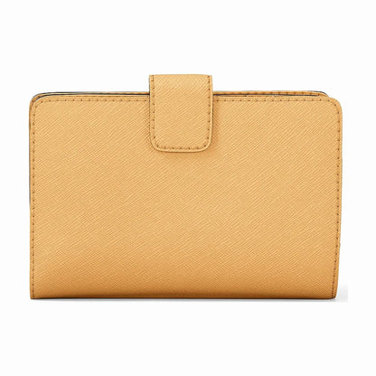 Michael Kors Medium Crossgrain Leather Wallet - HONEYWHEAT