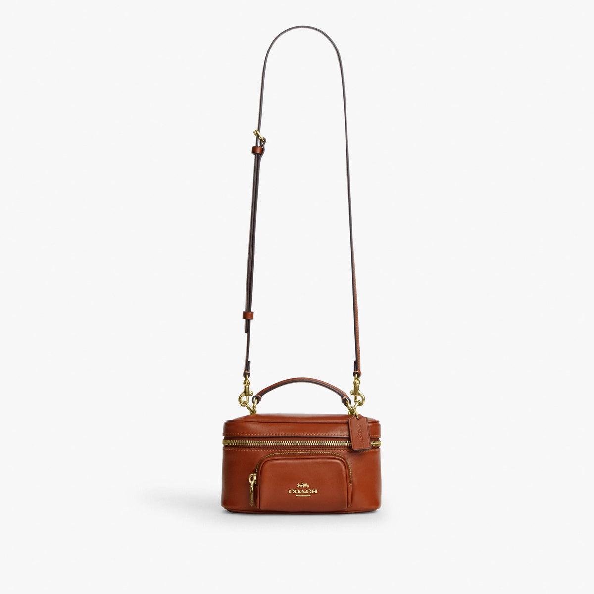 Coach Rainer Crossbody Bag 18 With Pocket - Gold/Cinnamon