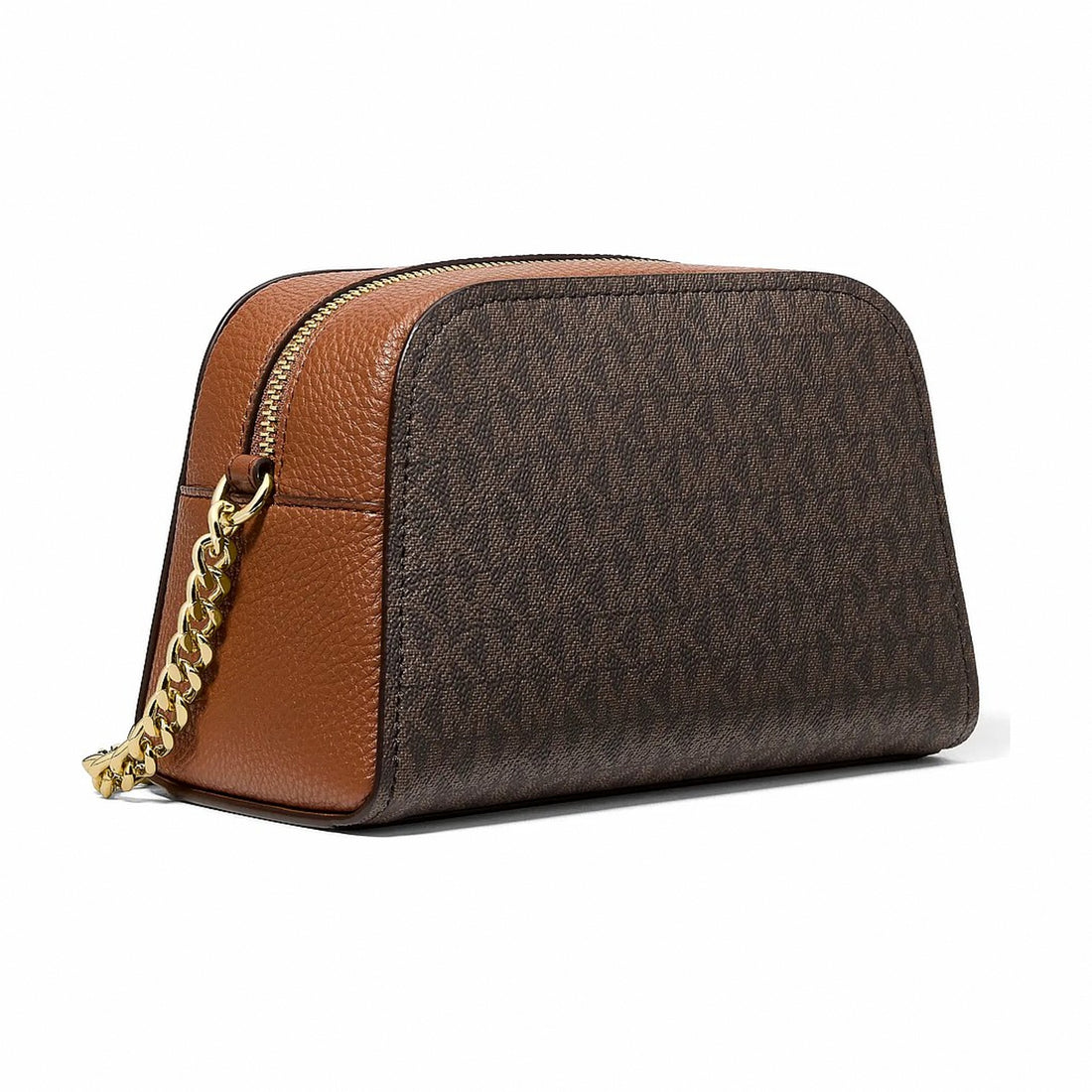 Michael Kors Ashton Extra-Small Signature Logo Camera Crossbody Bag - BROWN