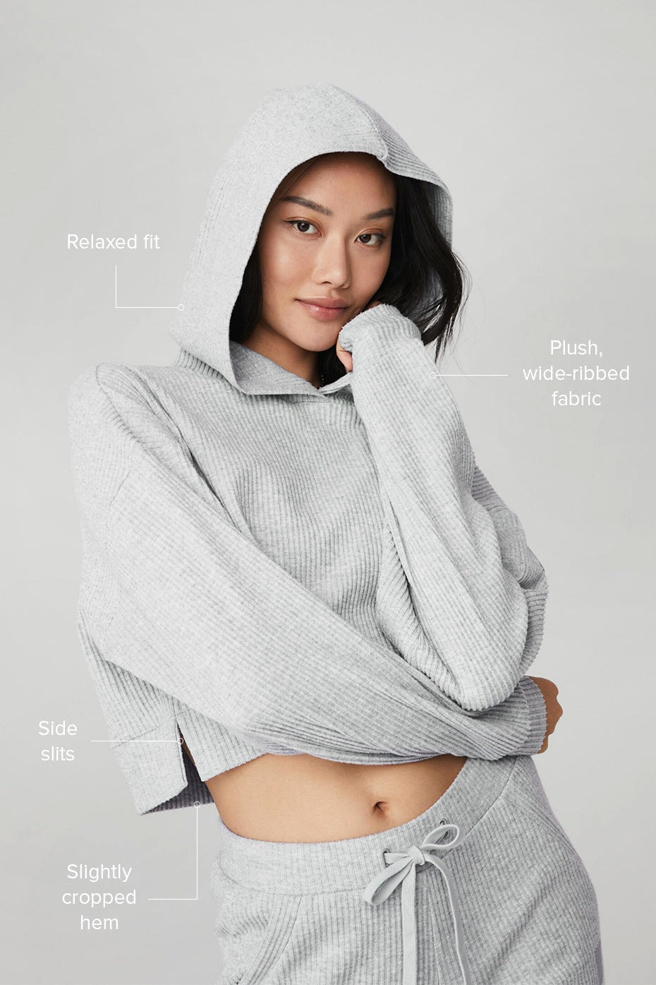 Alo Yoga Muse Hoodie - Athletic Heather Grey
