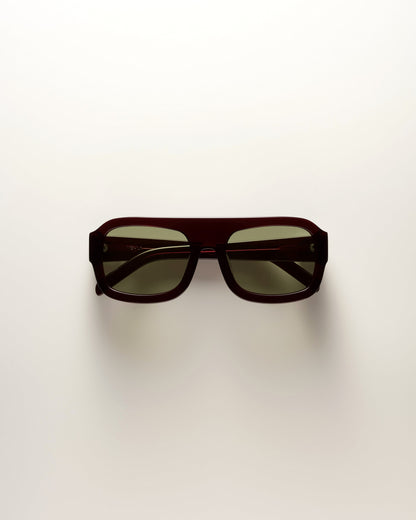 VEHLA Kaia Sunglasses - Malbec/Khaki