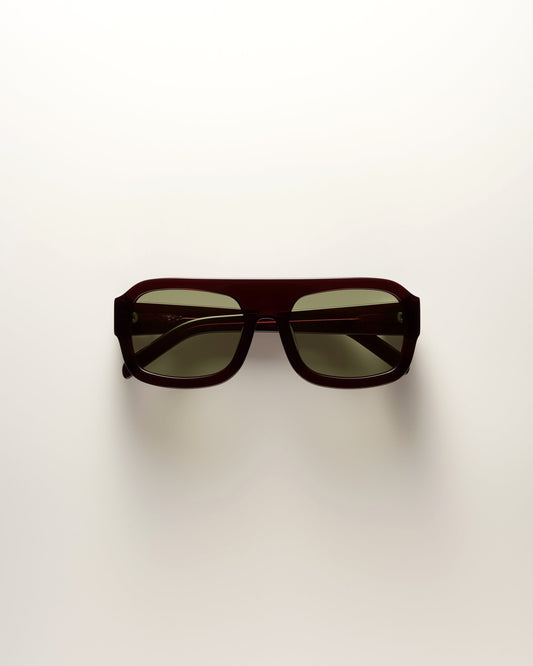 VEHLA Kaia Sunglasses - Malbec/Khaki