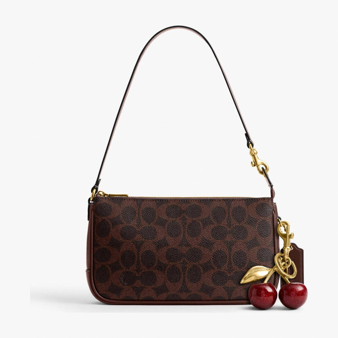 Coach Plaza Bag In Signature Canvas - Brass/Maple