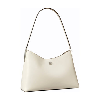 Tory Burch Small Robinson Shoulder Bag - Light Cream