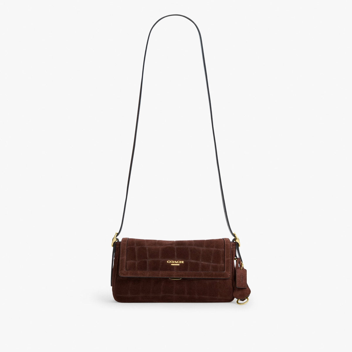 Coach Etta Small Flap Shoulder Bag - Gold/Maple