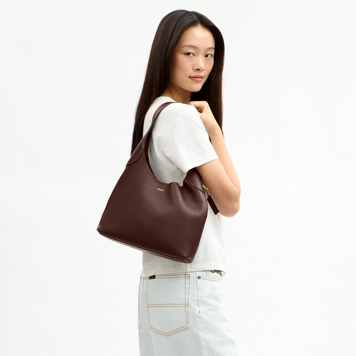 Coach Brooklyn Shoulder Bag 28 - Brass/Maple