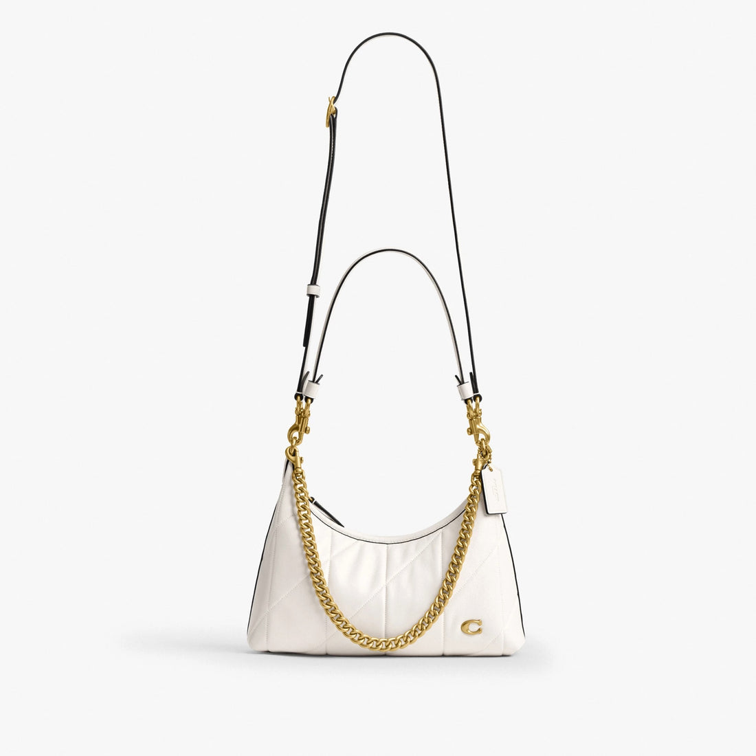 Coach Juliet Shoulder Bag 25 With Quilting - Brass/Chalk