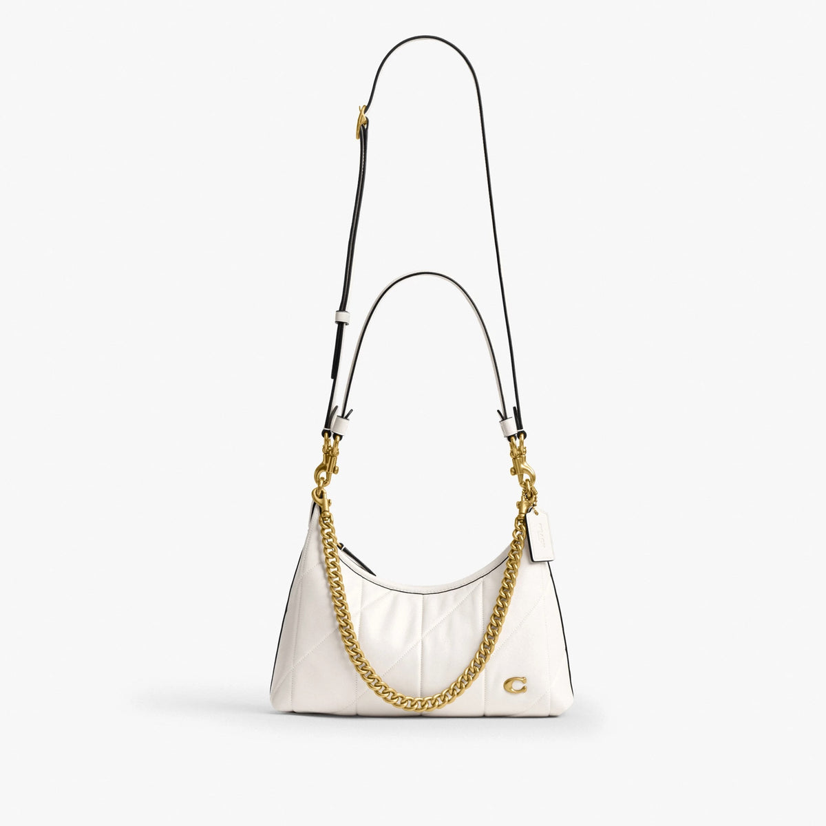 Coach Juliet Shoulder Bag 25 With Quilting - Brass/Chalk
