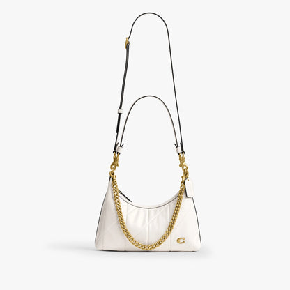 Coach Juliet Shoulder Bag 25 With Quilting - Brass/Chalk