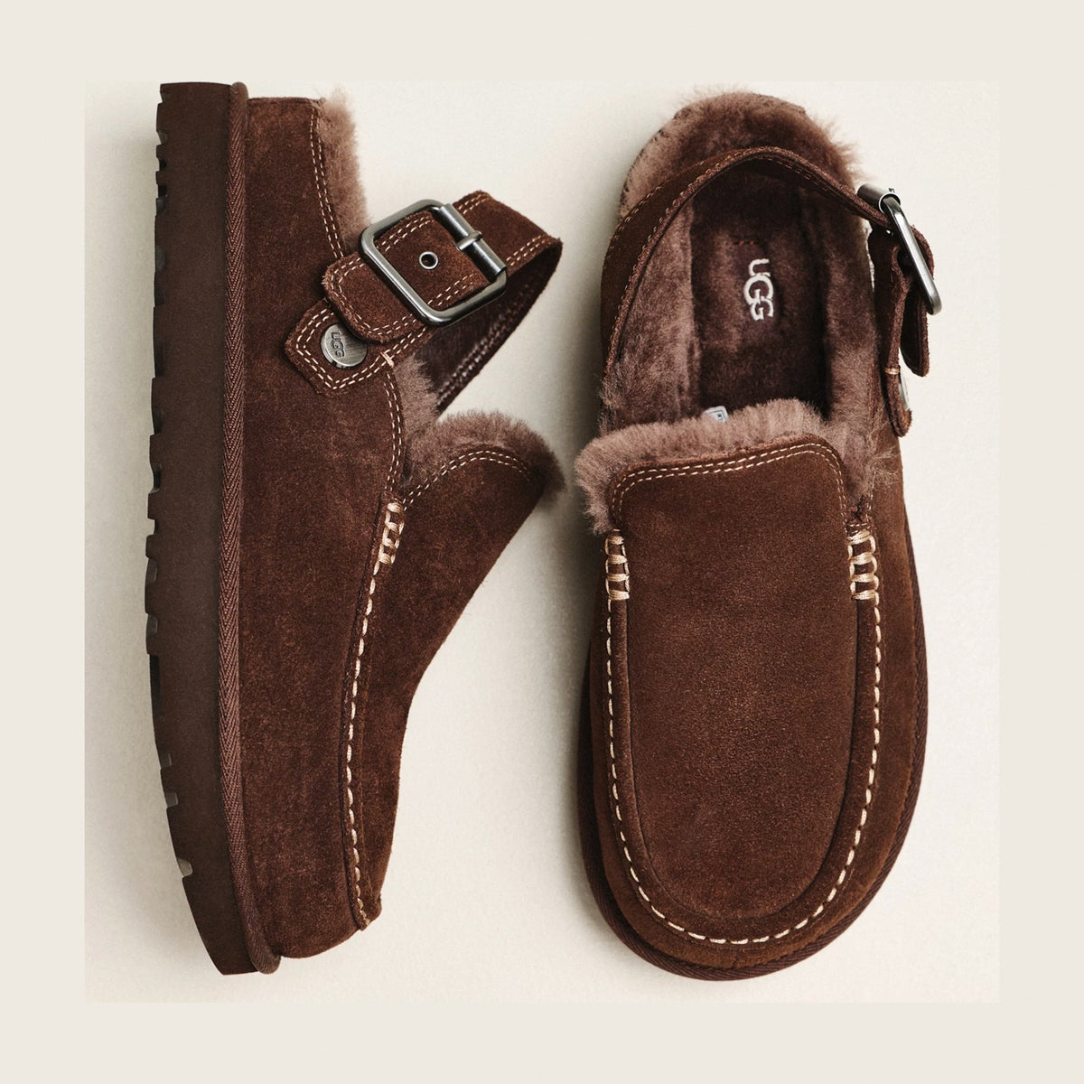 UGG Goldenstar Evelina Clogs - Chocolate