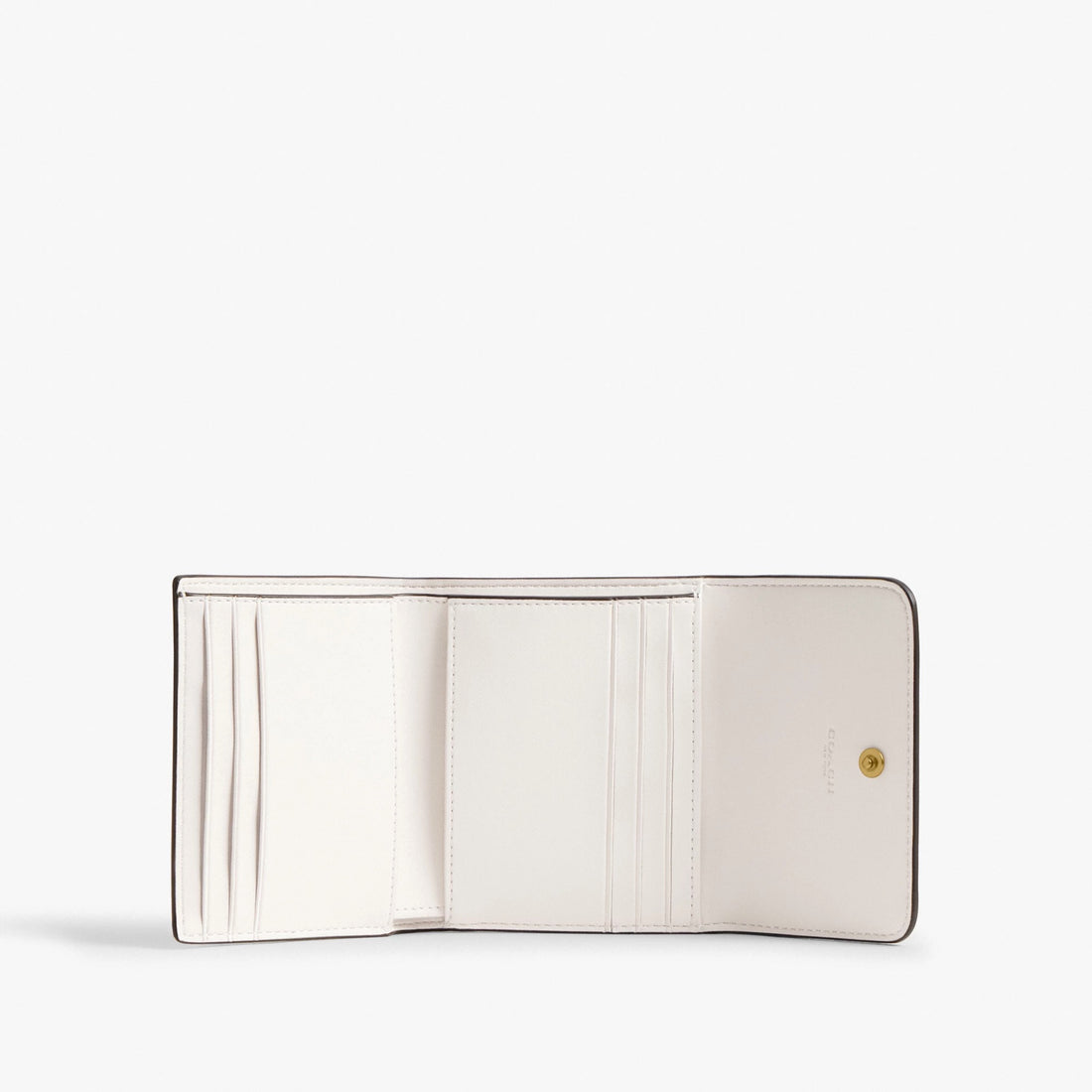 Coach Mila Small Flap Wallet - Brass/Chalk