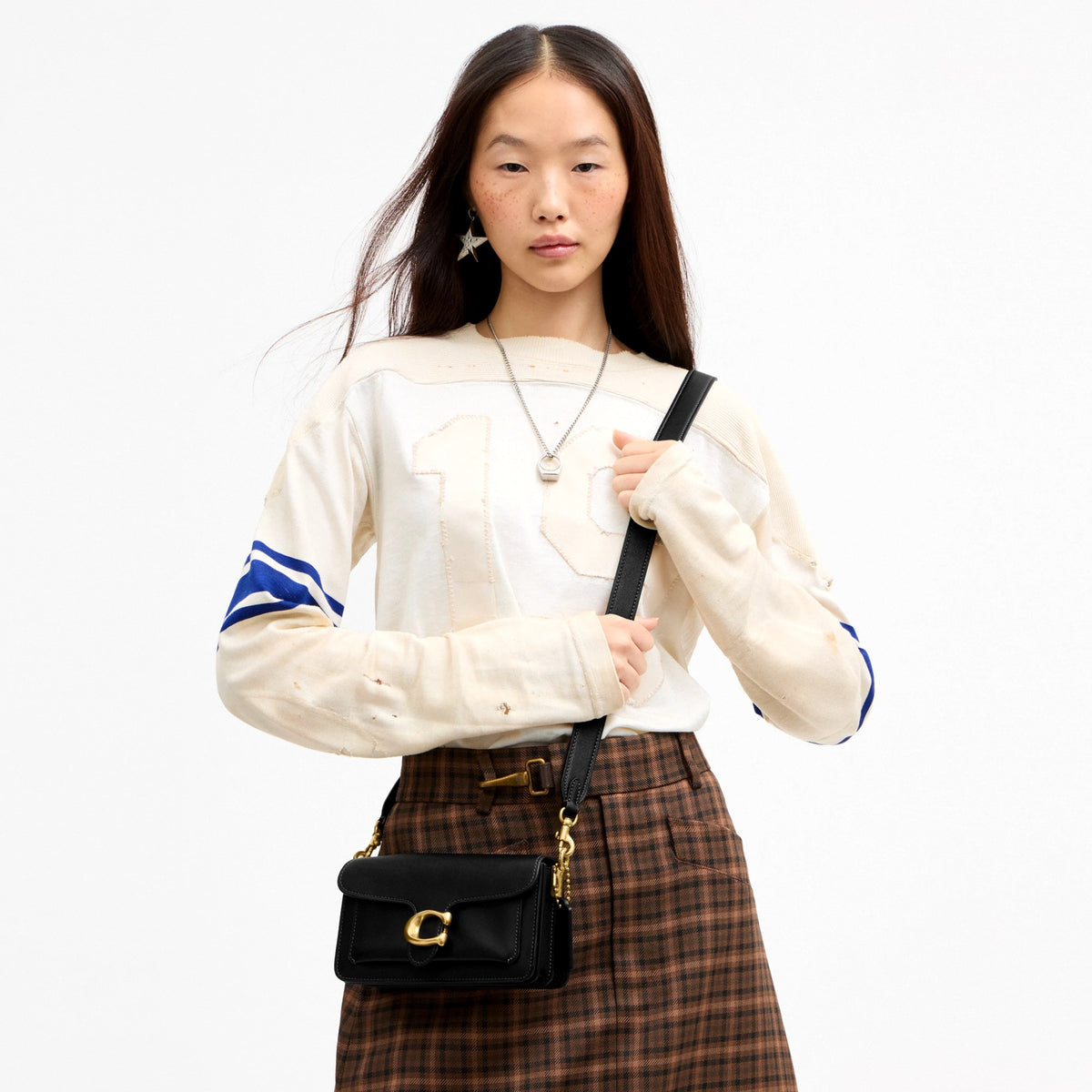 Coach Soft Tabby Shoulder Bag 20 - Brass/Black