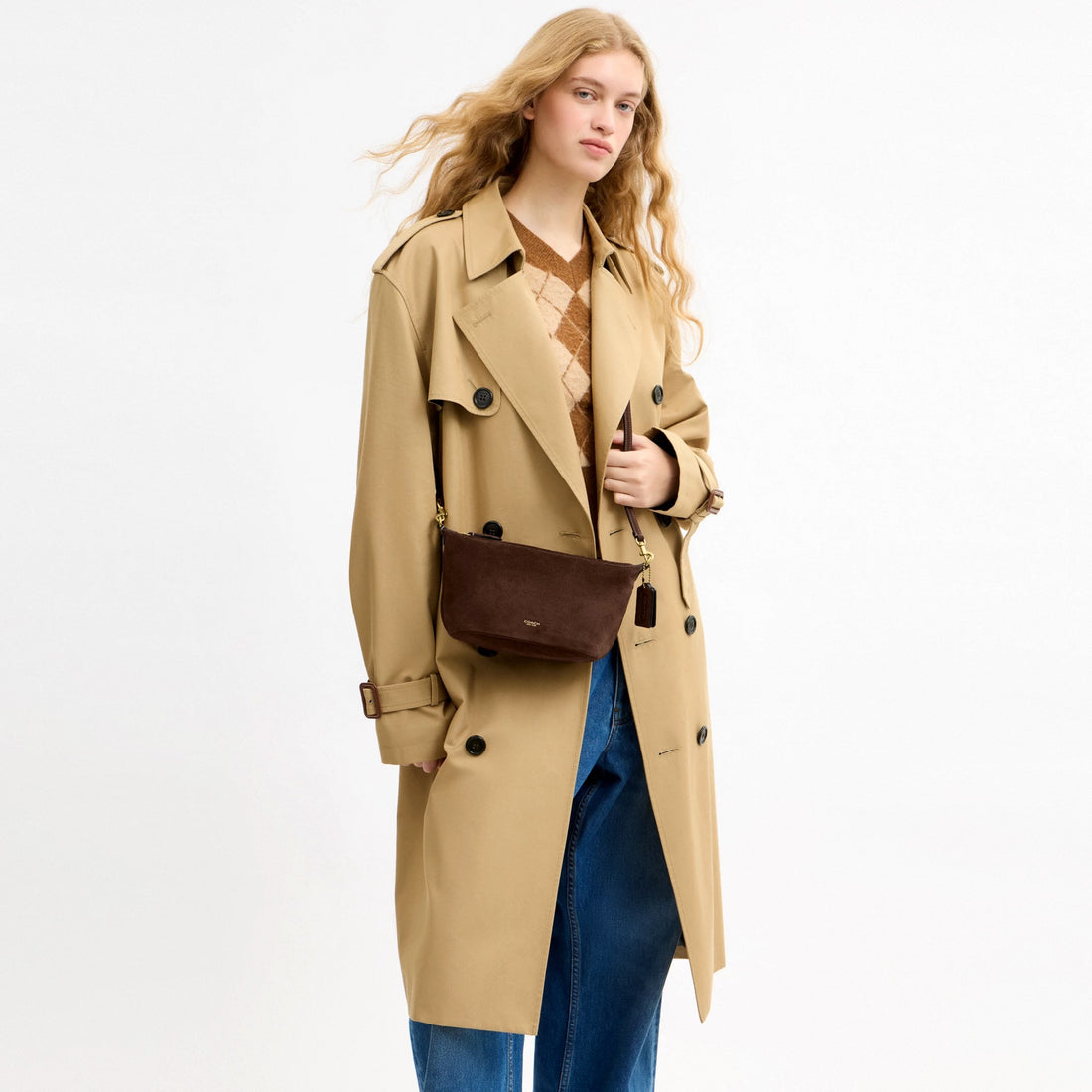 Coach Demi Bag - Brass/Dark Chocolate