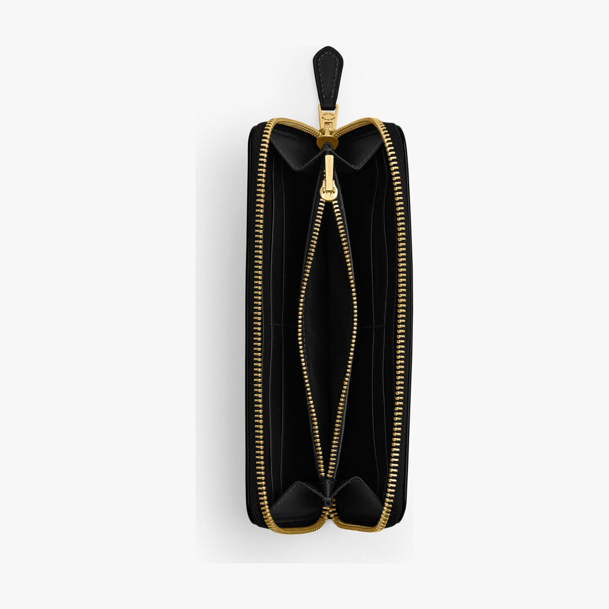 Coach New York Slim Accordion Zip Wallet - Brass/Black