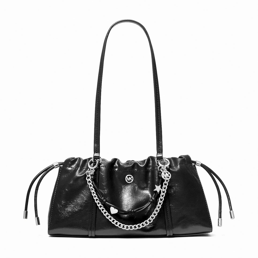 Michael Kors Matilda Small Cinched Shoulder Bag - BLACK