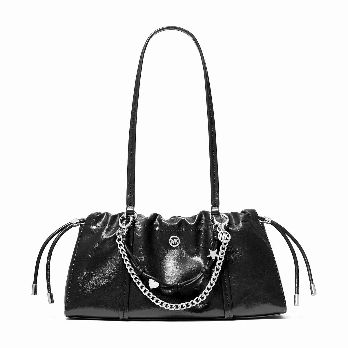 Michael Kors Matilda Small Cinched Shoulder Bag - BLACK