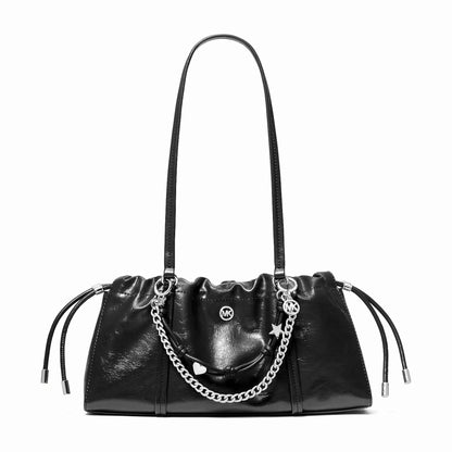 Michael Kors Matilda Small Cinched Shoulder Bag - BLACK