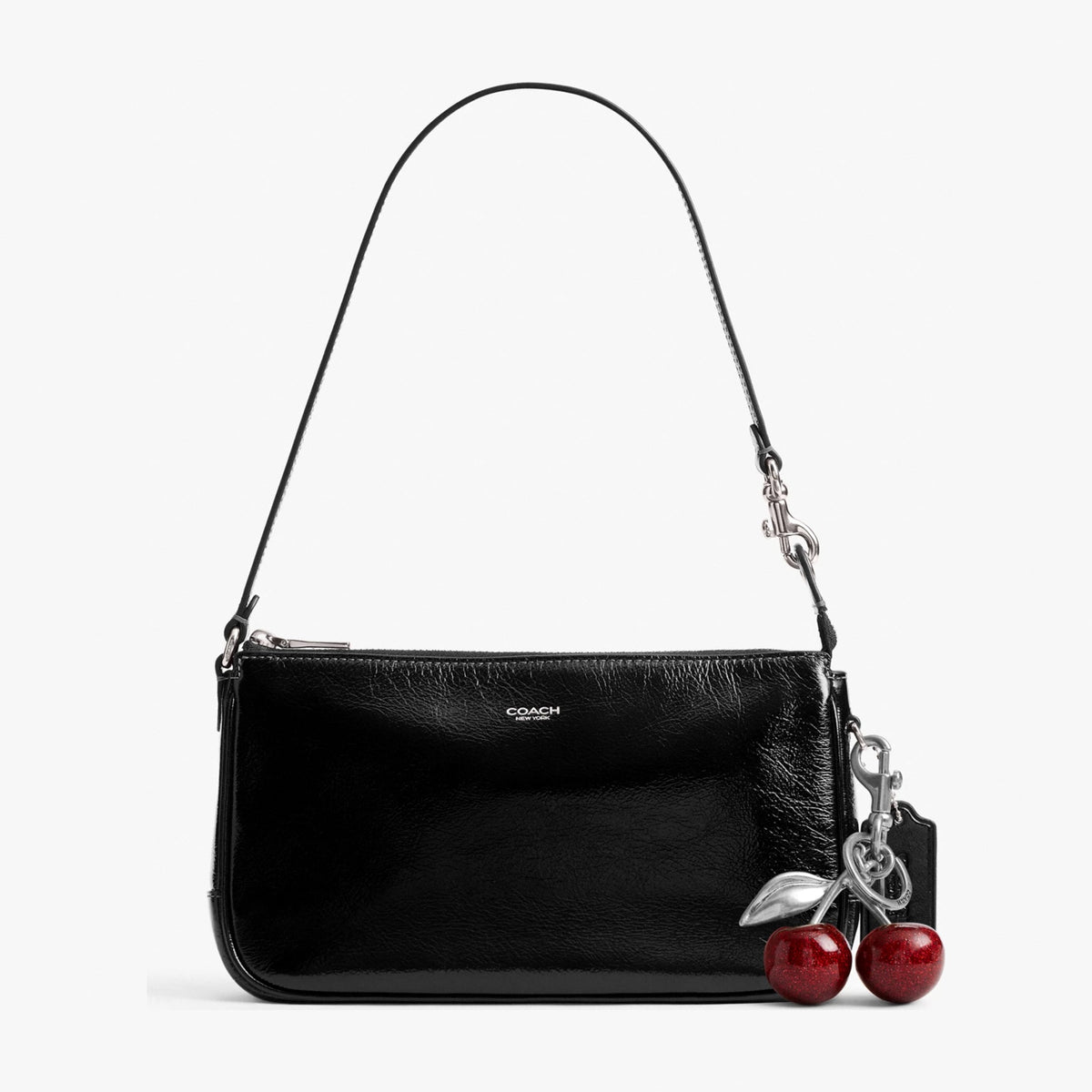 Coach Plaza Bag - Silver/Black