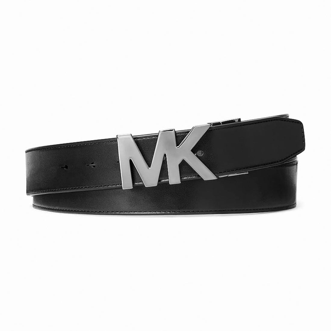 Michael Kors Signature Logo Wallet and Reversible Belt Gift Set - BLACK