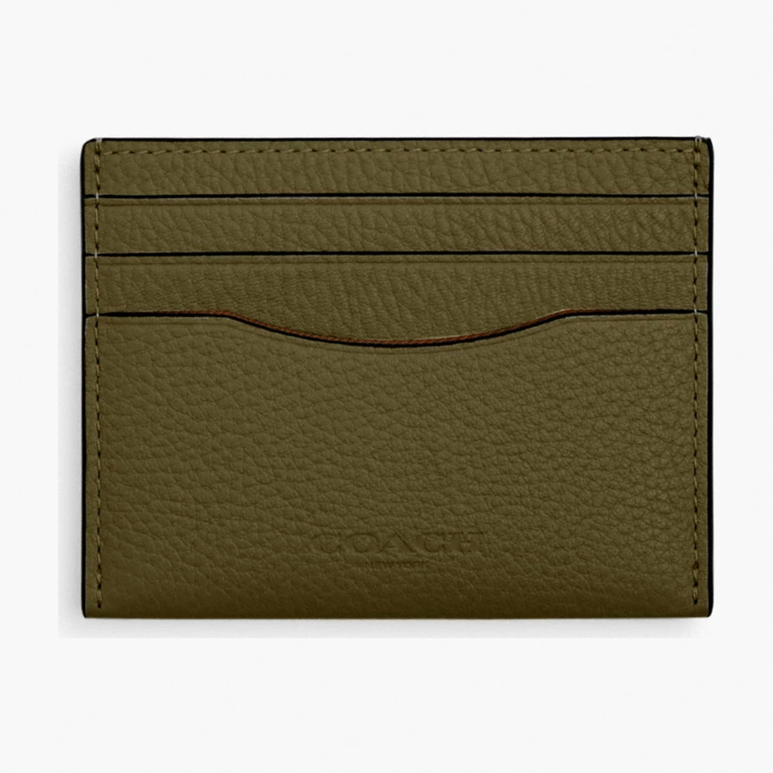 Coach Slim ID Card Case - Silver/Olive