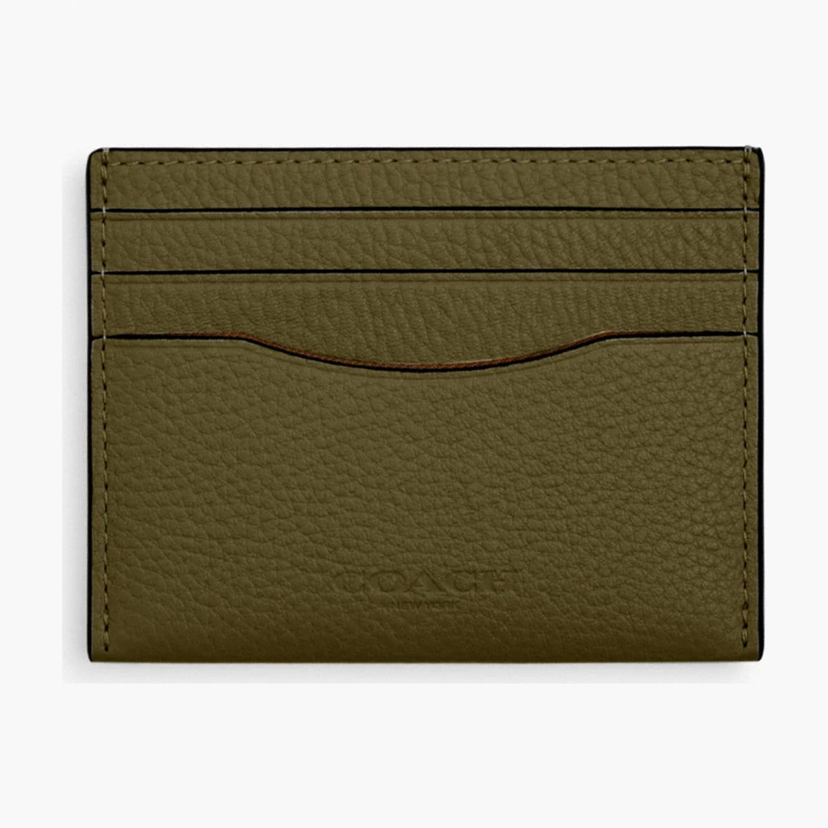 Coach Slim ID Card Case - Silver/Olive