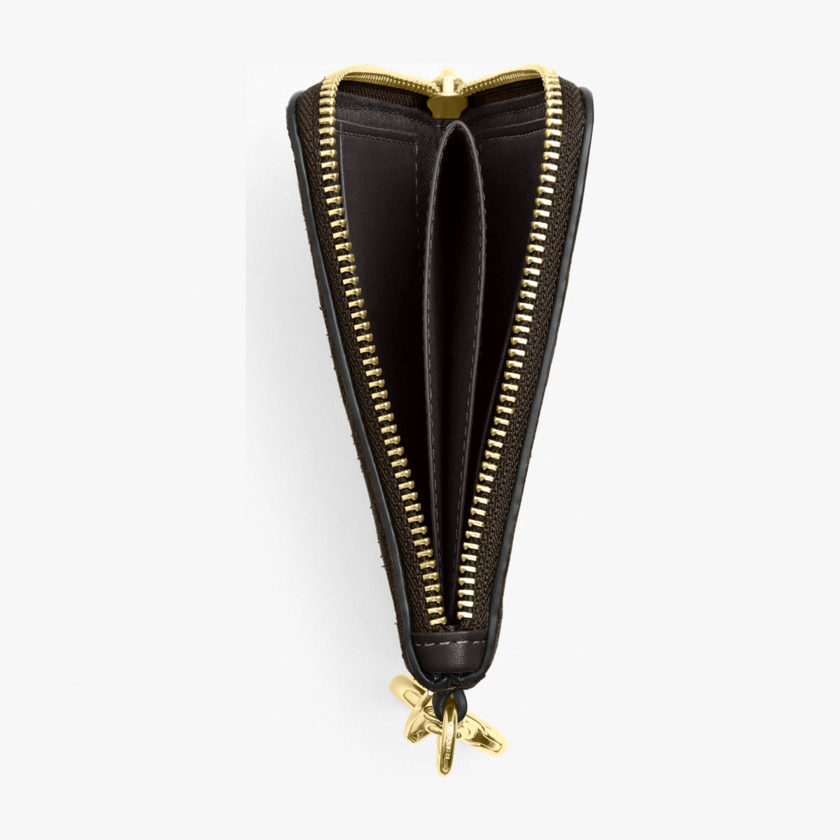 Coach Small Corner Zip Wallet - Gold/Ebony