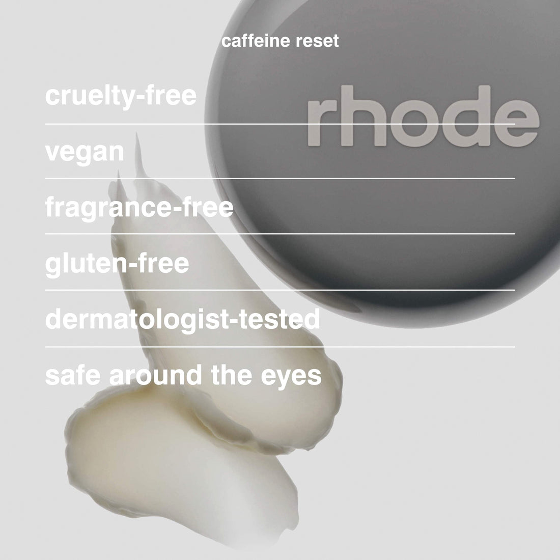 Rhode Caffeine Reset Sculpting Cream Mask - Standart